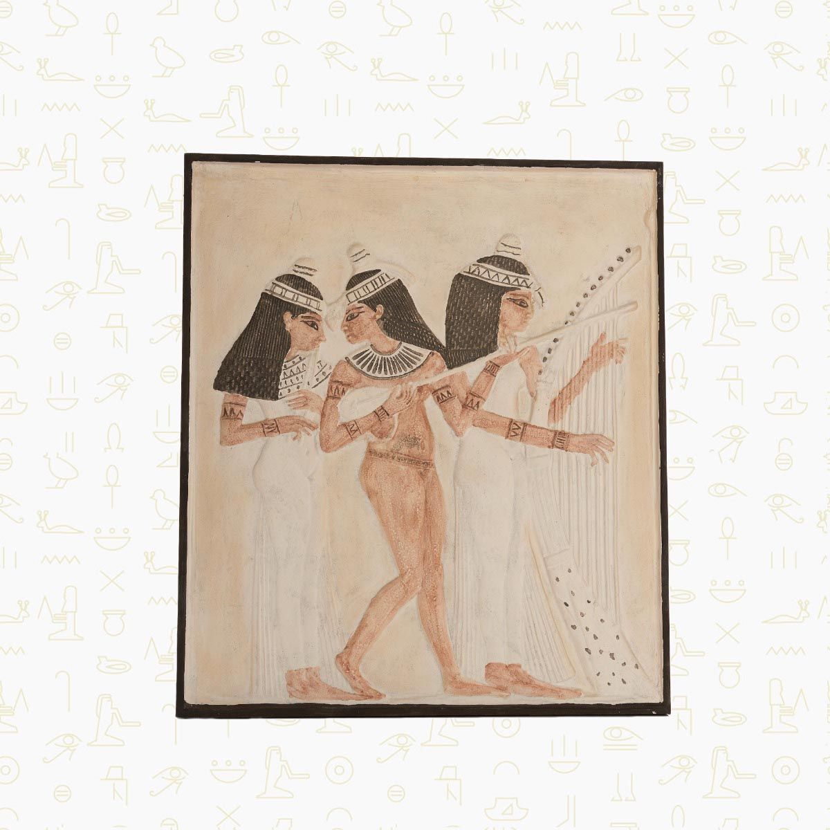 Mural of Female Musicians | Handcrafted Egyptian Replica