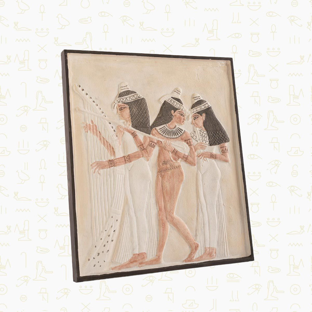Mural of Female Musicians | Handcrafted Egyptian Replica