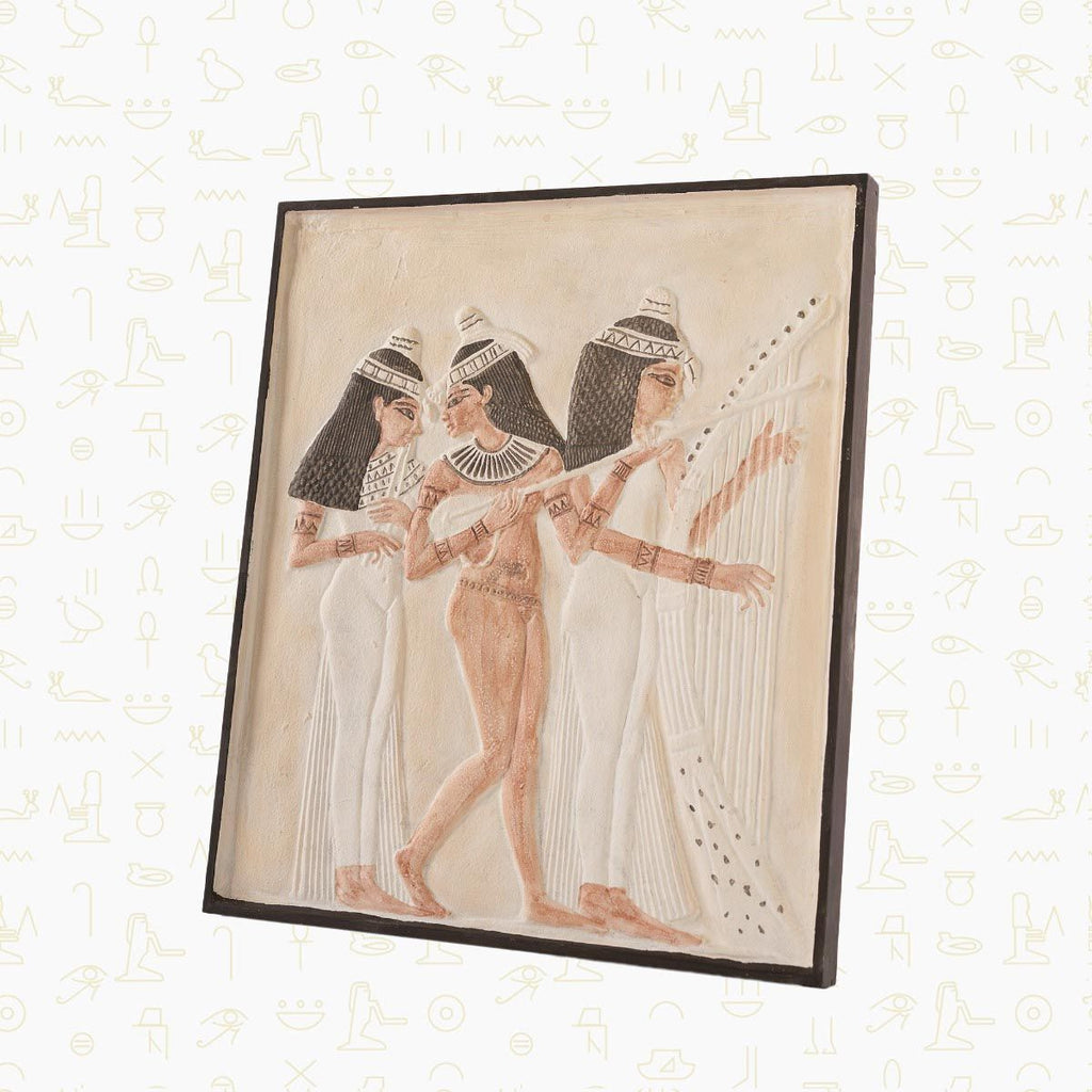 Mural of Female Musicians | Handcrafted Egyptian Replica